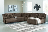 Top Tier 6-Piece Reclining Sectional with Chaise - 92705S1