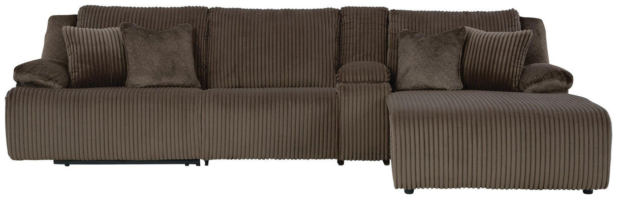 Top Tier 4-Piece Reclining Sectional with Chaise - 92705S13