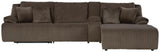 Top Tier 4-Piece Reclining Sectional with Chaise - 92705S13