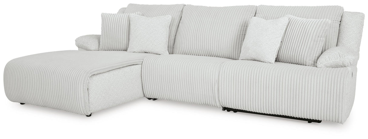 Top Tier 3-Piece Reclining Sectional Sofa Chaise - 92706S7