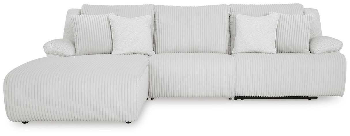 Top Tier 3-Piece Reclining Sectional Sofa Chaise - 92706S7
