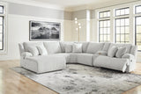 Top Tier 6-Piece Reclining Sectional with Chaise - 92706S2