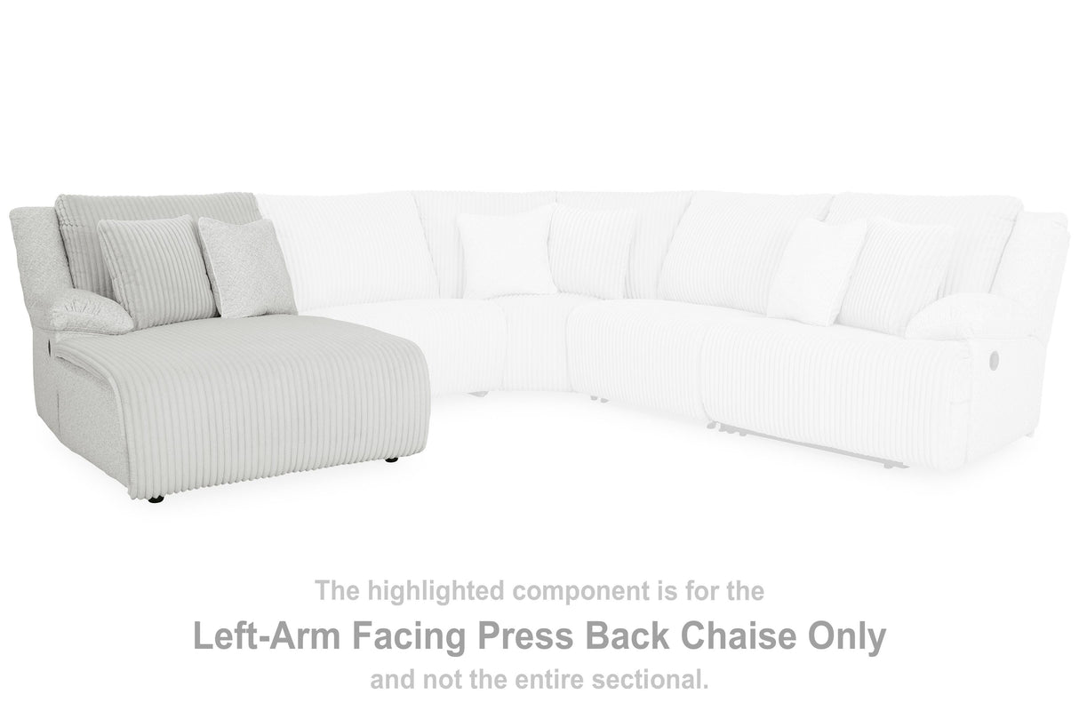 Top Tier Left-Arm Facing Press Back Chaise - 9270605