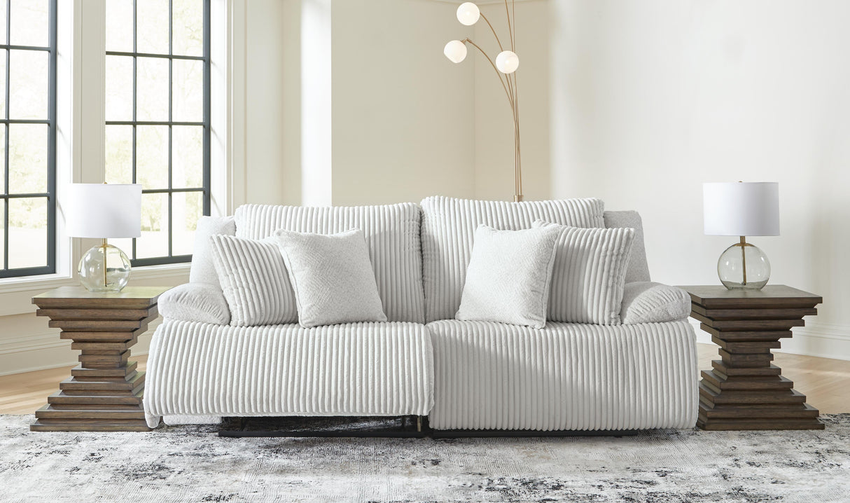Top Tier 2-Piece Reclining Sectional Loveseat - 92706S9