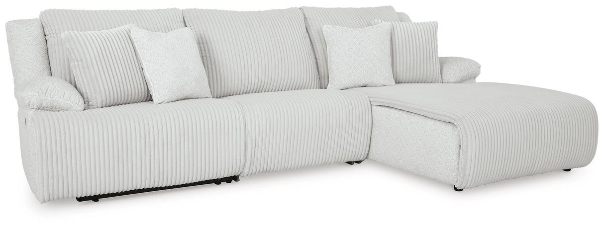 Top Tier 3-Piece Reclining Sectional Sofa Chaise - 92706S6