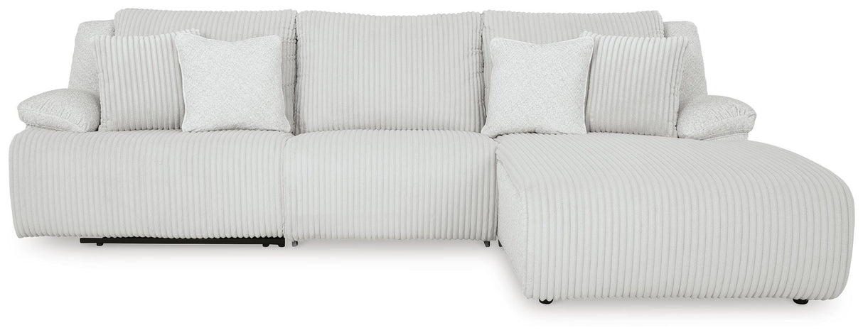 Top Tier 3-Piece Reclining Sectional Sofa Chaise - 92706S6