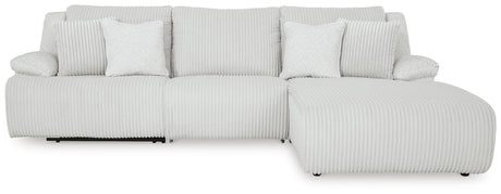 Top Tier 3-Piece Reclining Sectional Sofa Chaise - 92706S6