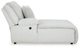 Top Tier Left-Arm Facing Power Reclining Back Chaise - 9270679