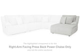 Top Tier Right-Arm Facing Power Reclining Back Chaise - 9270697