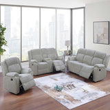 Modern Living Room Set With Pillow Arms
