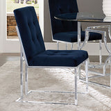 Tufted Back Upholstered Dining Chair (Set of 2)