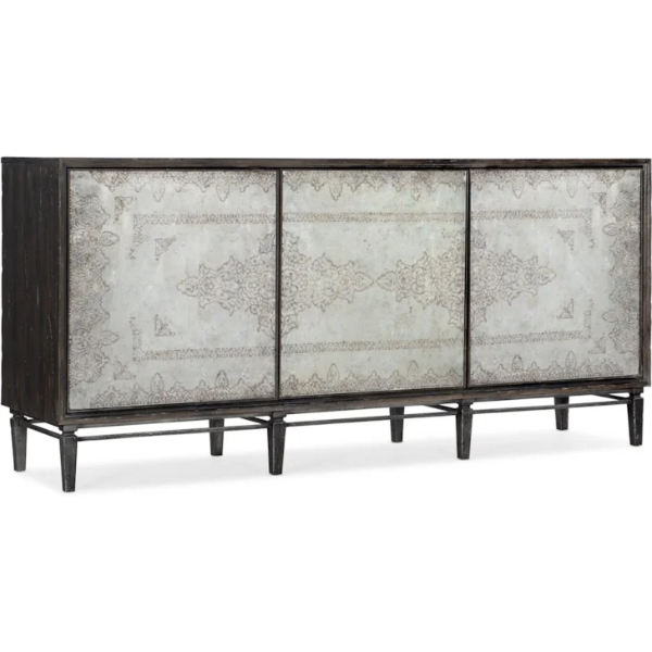 Traditional 3-Door Console with Soft-Close Doors - 638-85463-647