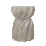 Modern Canis Side Table Outdoor Use - Gray