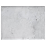 Baldwin Rectangular Marble Top Side Table White and Gold - 930091