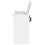 Danbury 3-drawer Makeup Vanity & Stool Set White High Gloss - 930208