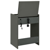 Danbury 3-drawer Makeup Vanity & Stool Set Grey High Gloss - 930210