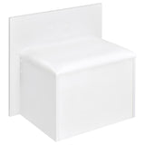 Flora 2-drawer Vanity Set with LED Mirror White High Gloss - 930218