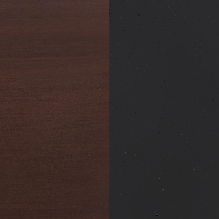 Zimmerlee 2-drawer Side Table with Shelf Rust Brown - 930221