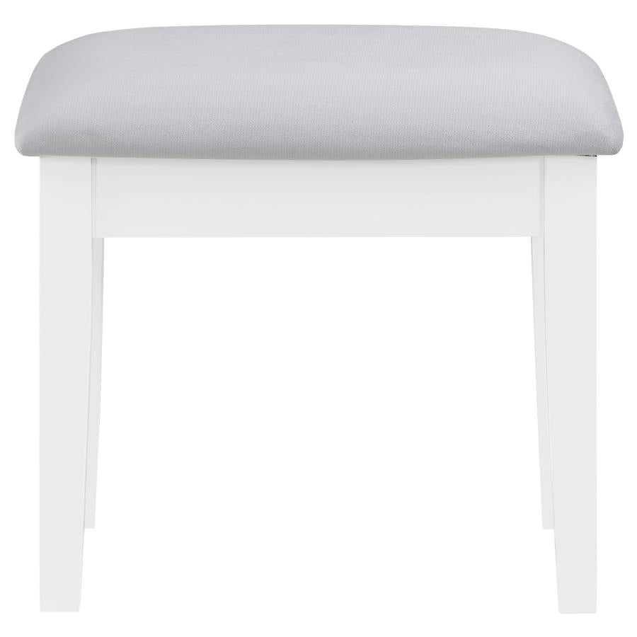 Regina Makeup Vanity Table Set with Lighting White - 930245