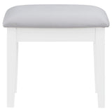 Regina Makeup Vanity Table Set with Lighting White - 930245