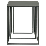 Imez 3-piece Rectangular Metal Nesting Table Set Grey - 930250