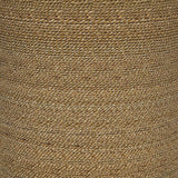 Halden Round Woven Seagrass Accent Side Table Light Brown - 930270