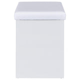 Bunbury Makeup Vanity Table Set Storage Mirror and Stool White - 930280