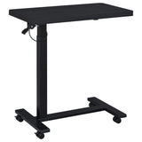Westpark Pneumatic Adjustable C-Shape Side Table with Casters Black - 930300