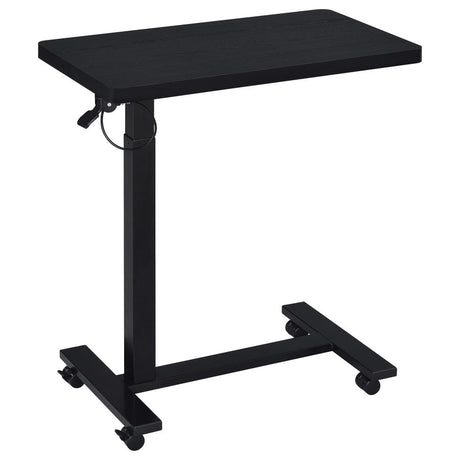 Westpark Pneumatic Adjustable C-Shape Side Table with Casters Black - 930300