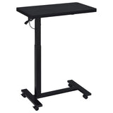 Westpark Pneumatic Adjustable C-Shape Side Table with Casters Black - 930300