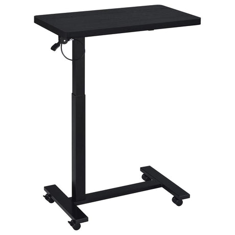 Westpark Pneumatic Adjustable C-Shape Side Table with Casters Black - 930300