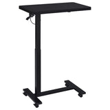 Westpark Pneumatic Adjustable C-Shape Side Table with Casters Black - 930300