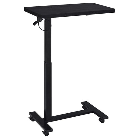 Westpark Pneumatic Adjustable C-Shape Side Table with Casters Black - 930300