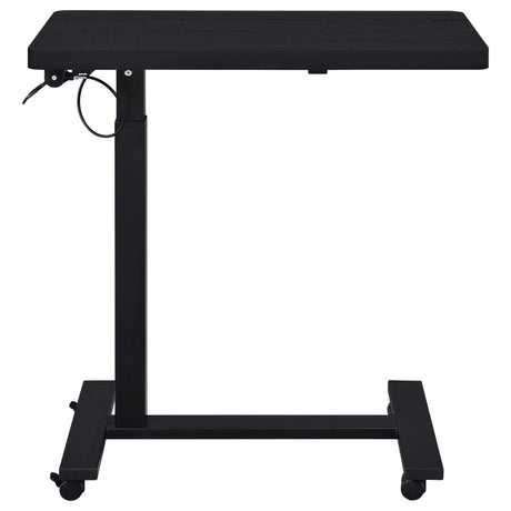 Westpark Pneumatic Adjustable C-Shape Side Table with Casters Black - 930300
