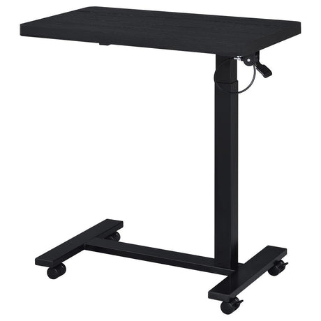 Westpark Pneumatic Adjustable C-Shape Side Table with Casters Black - 930300
