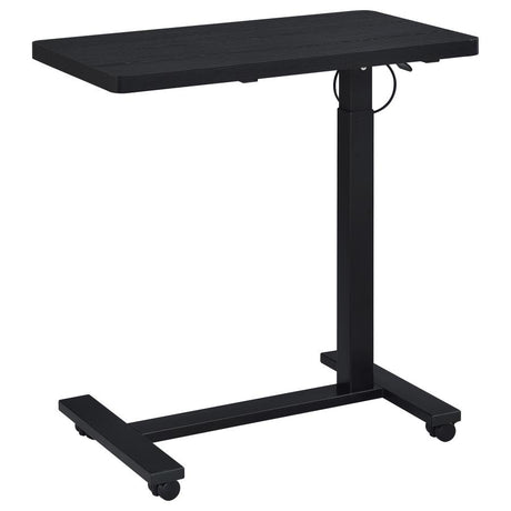 Westpark Pneumatic Adjustable C-Shape Side Table with Casters Black - 930300