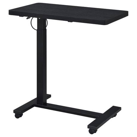 Westpark Pneumatic Adjustable C-Shape Side Table with Casters Black - 930300