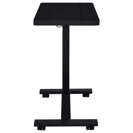 Westpark Pneumatic Adjustable C-Shape Side Table with Casters Black - 930300