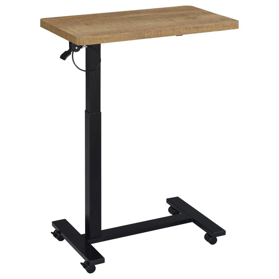 Westpark Pneumatic Adjustable C-Shape Side Table with Casters Mango - 930301