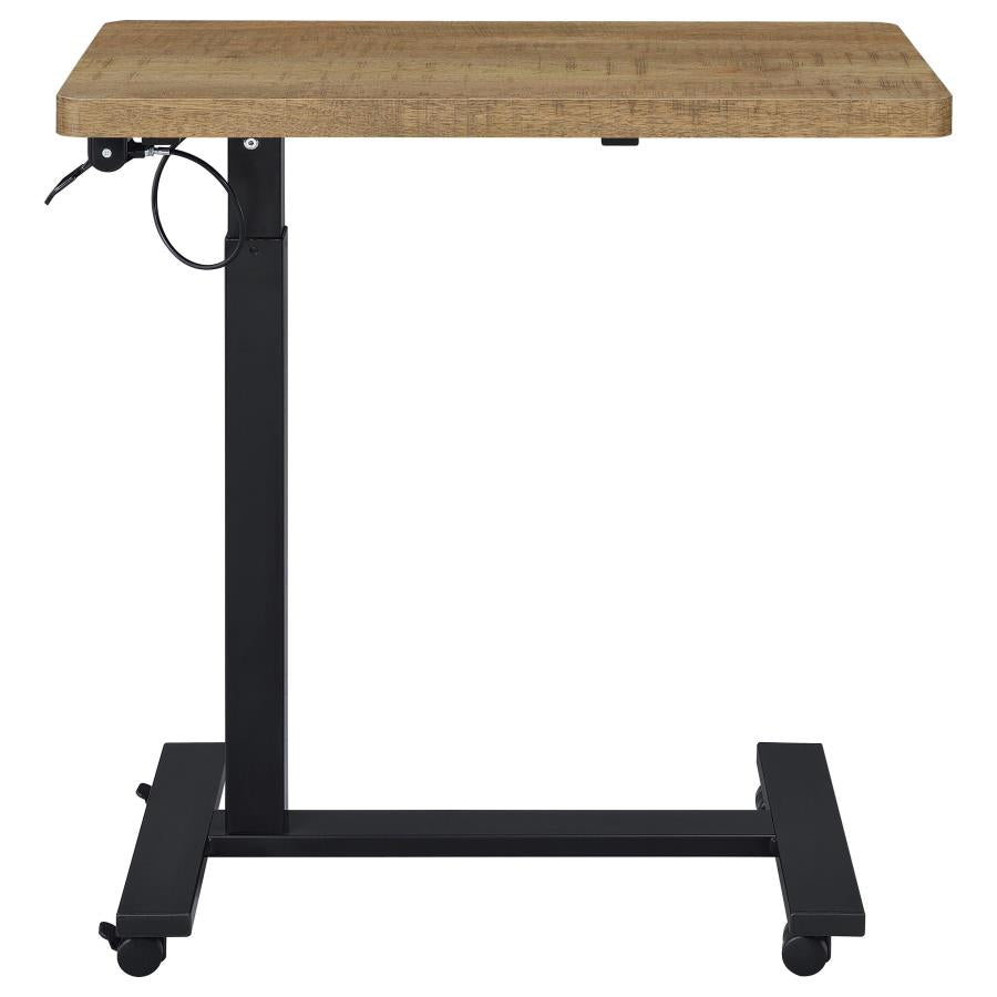 Westpark Pneumatic Adjustable C-Shape Side Table with Casters Mango - 930301