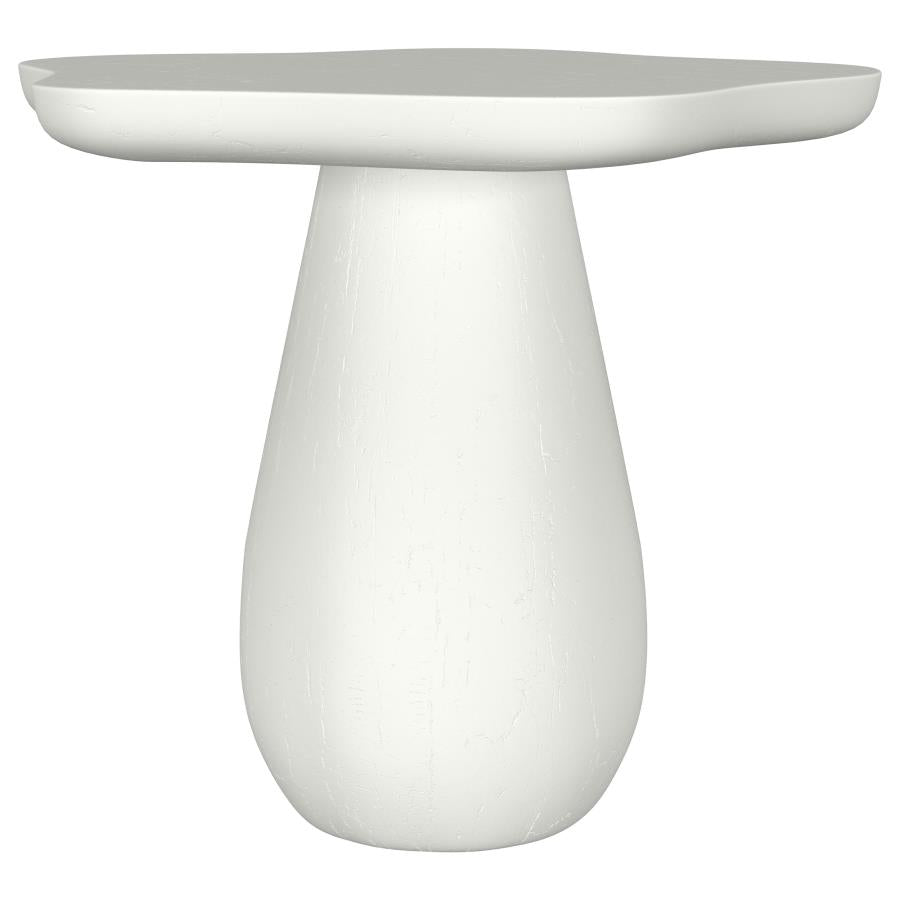 Perth 17-inch Side Table with Cloud-Shaped Top Off White - 930615