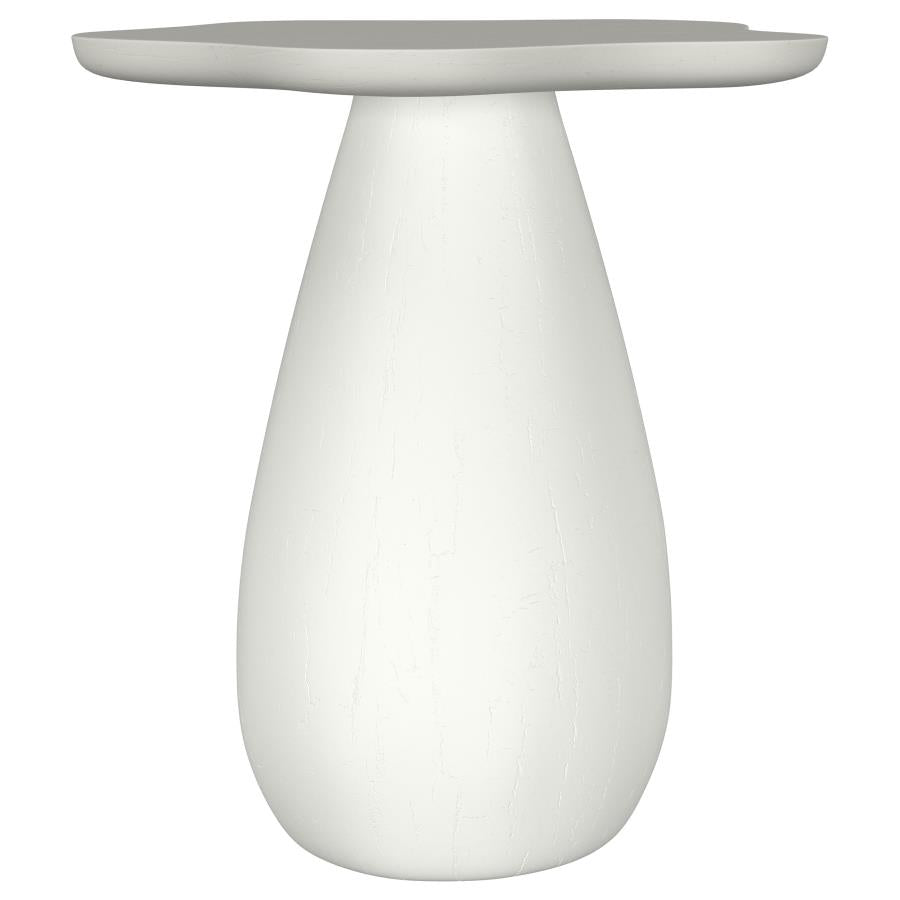 Perth 20-inch Side Table with Cloud-Shaped Top Off White - 930616