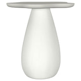 Perth 20-inch Side Table with Cloud-Shaped Top Off White - 930616