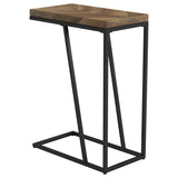 Sergio Engineered Wood C-Shaped Side Table Rustic Tobacco - 931147