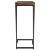 Sergio Engineered Wood C-Shaped Side Table Rustic Tobacco - 931147