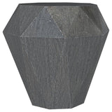 Jacinto Octagonal Solid Mango Wood Side Table Grey - 931159