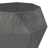 Jacinto Octagonal Solid Mango Wood Side Table Grey - 931159