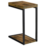 Beck Engineered Wood C-Shape Sofa Side Table Antique Nutmeg - 931246