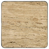 Elyna Square Stone Top Accent Side Table Beige - 935855