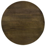 Yaritza Round Mango Wood Coffee Table Natural and Gunmetal - 935995